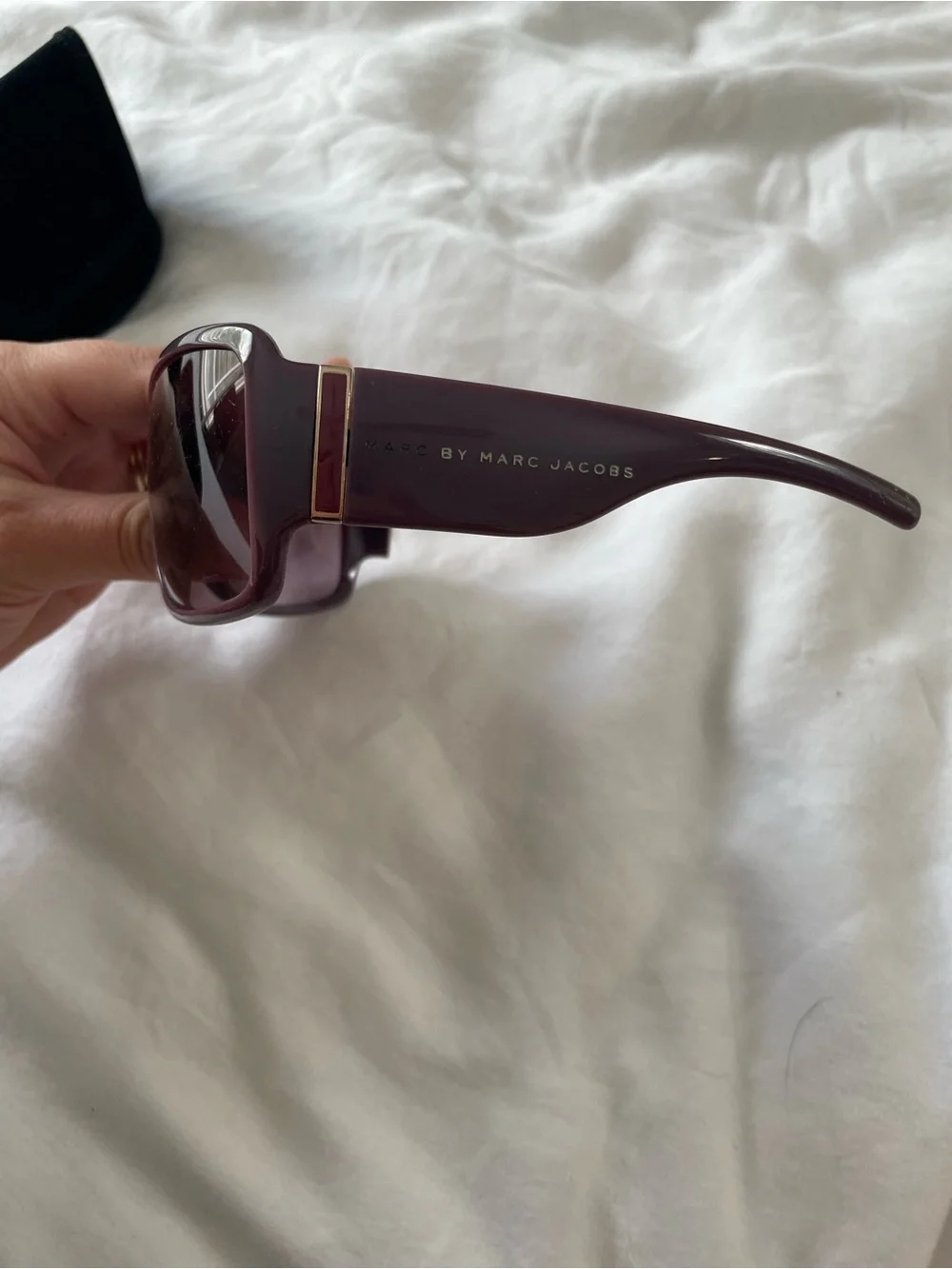 Women's Oversized Purple Sunglasses